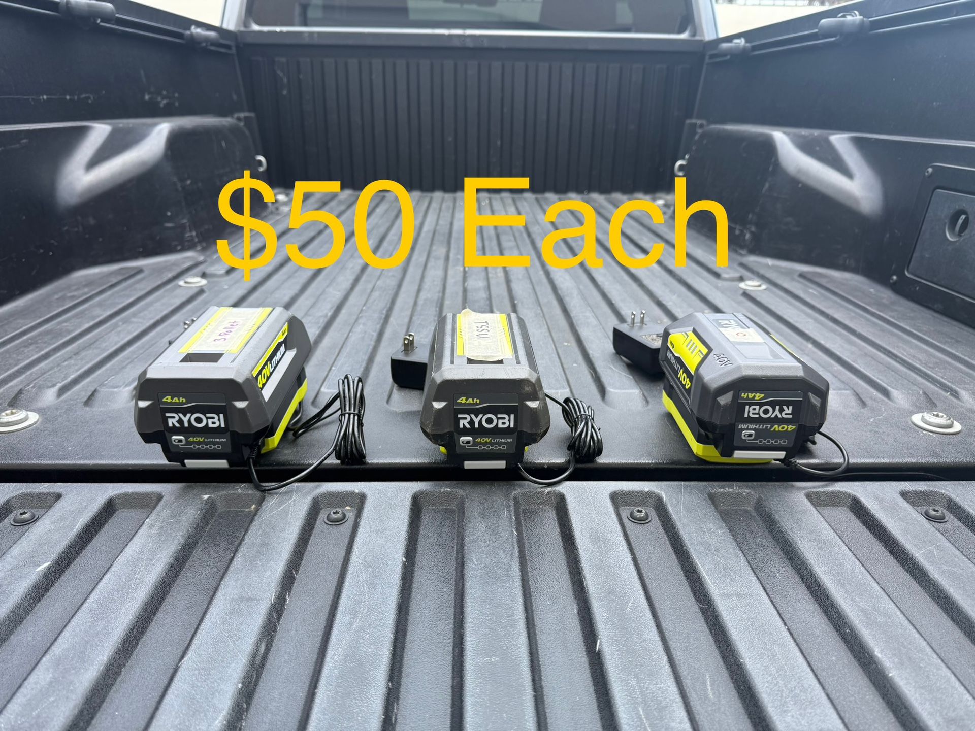 RYOBI 40V 4.0ah Battery & Charger Combo Kit