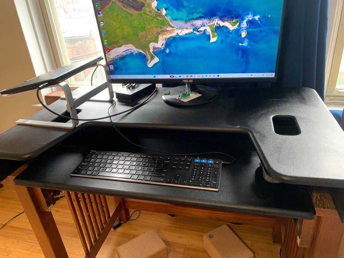 Standing Desk - VariDesk Cube Plus 40