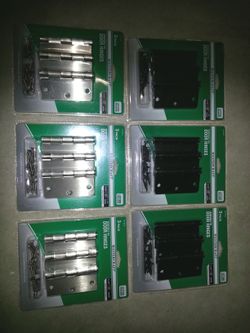 3 1/2 door hinges - brand new