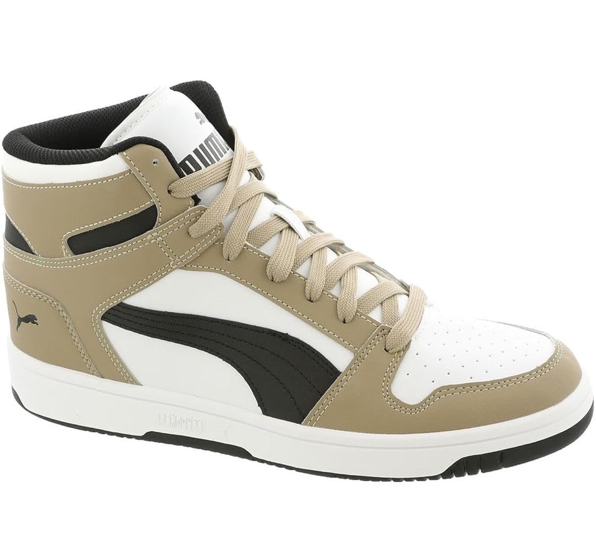 PUMA Mens Rebound Layup High Sneakers Shoes Casual - Beige