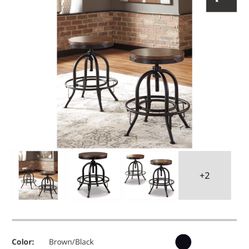 4 Adjustable Height Stools