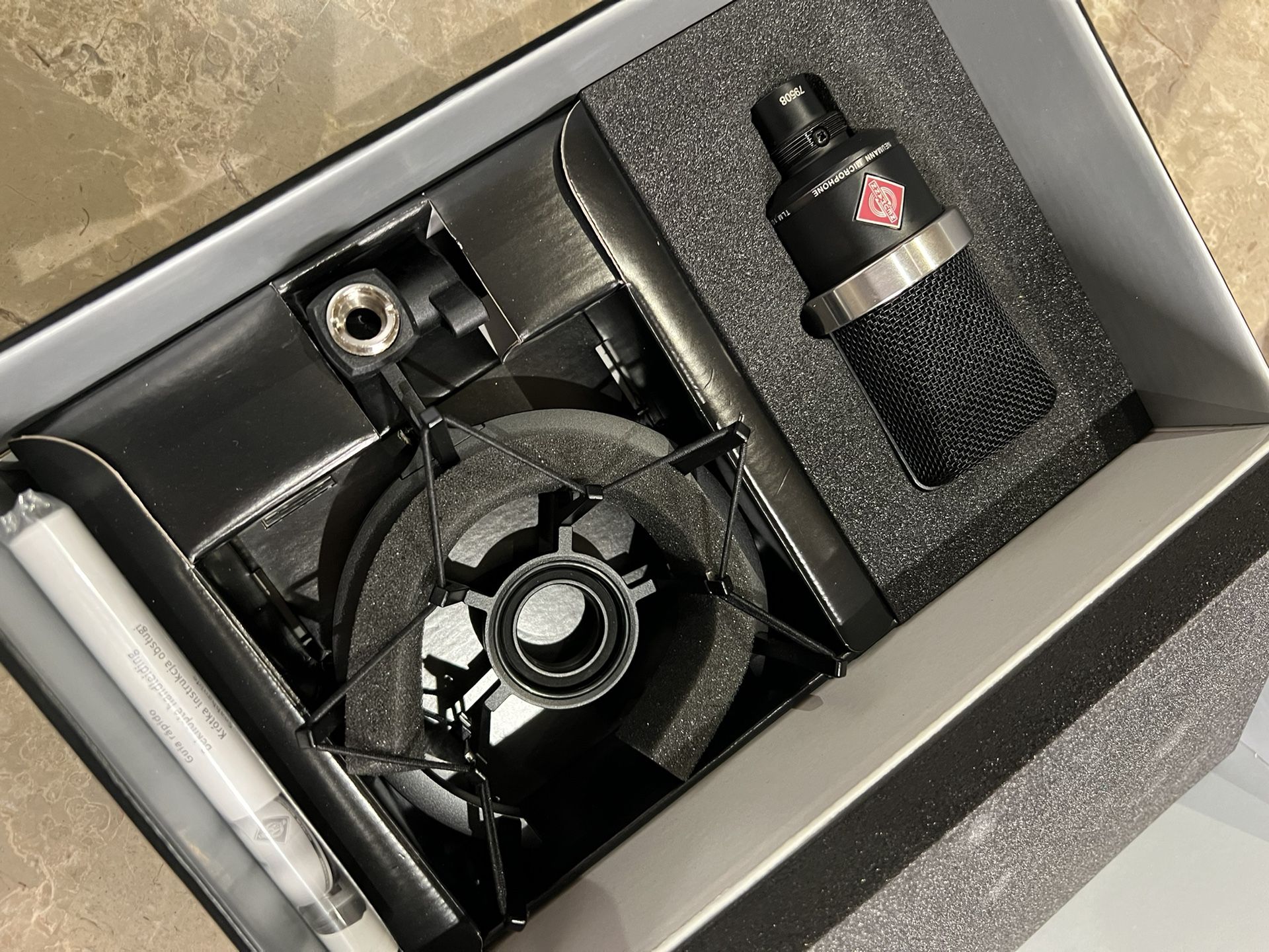 Neumann TLM-102 Condenser Microphone With Shock Mount In a Box