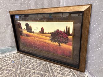“Golden Fields” by James Wiens Print in Matted in Shadow Box Style Frame