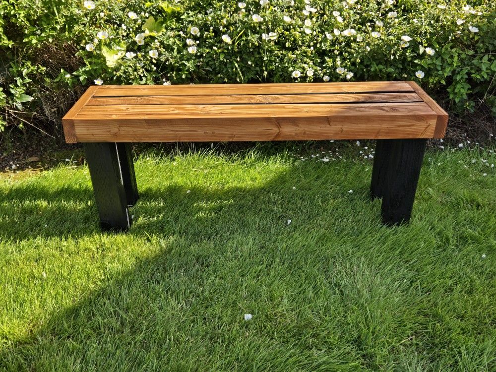 Outdoor Wood Bench