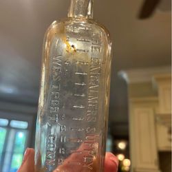 antique bottle THE EMBALMERS SUPPLY CO WESTPORT CONN