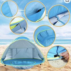 Brand New Baby beach Portable pop-up tent/shade..Marked firm.../pool/UV Protection 