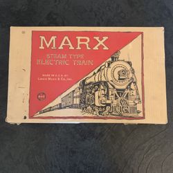 Old train set still in the box