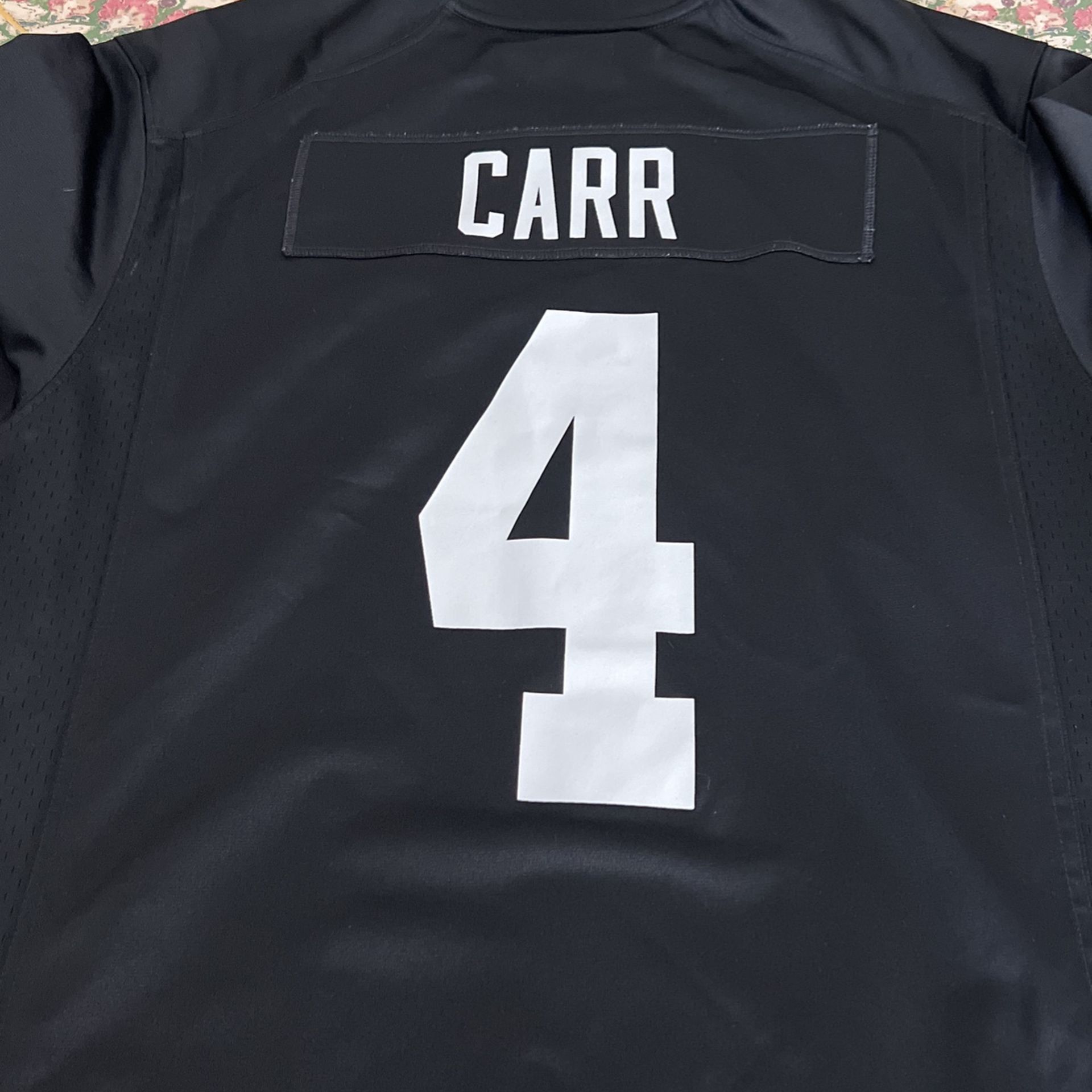 Raiders Nike Jersey #4 CARR Size XL Really Good Condition.