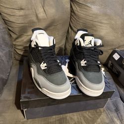 Jordan 4s Fear, Jordan 9s University Blue, Jordan 13s Court Purple