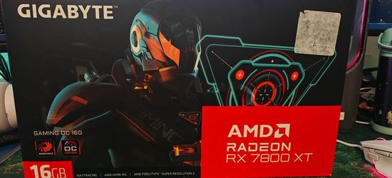Gigabyte Radeon RX 7800 XT Gaming OC 16GB GDDR6 Graphics Card W/Original Box