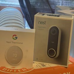 Nest Door Bell Camera & Nest Thermostat