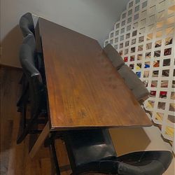 Wood table