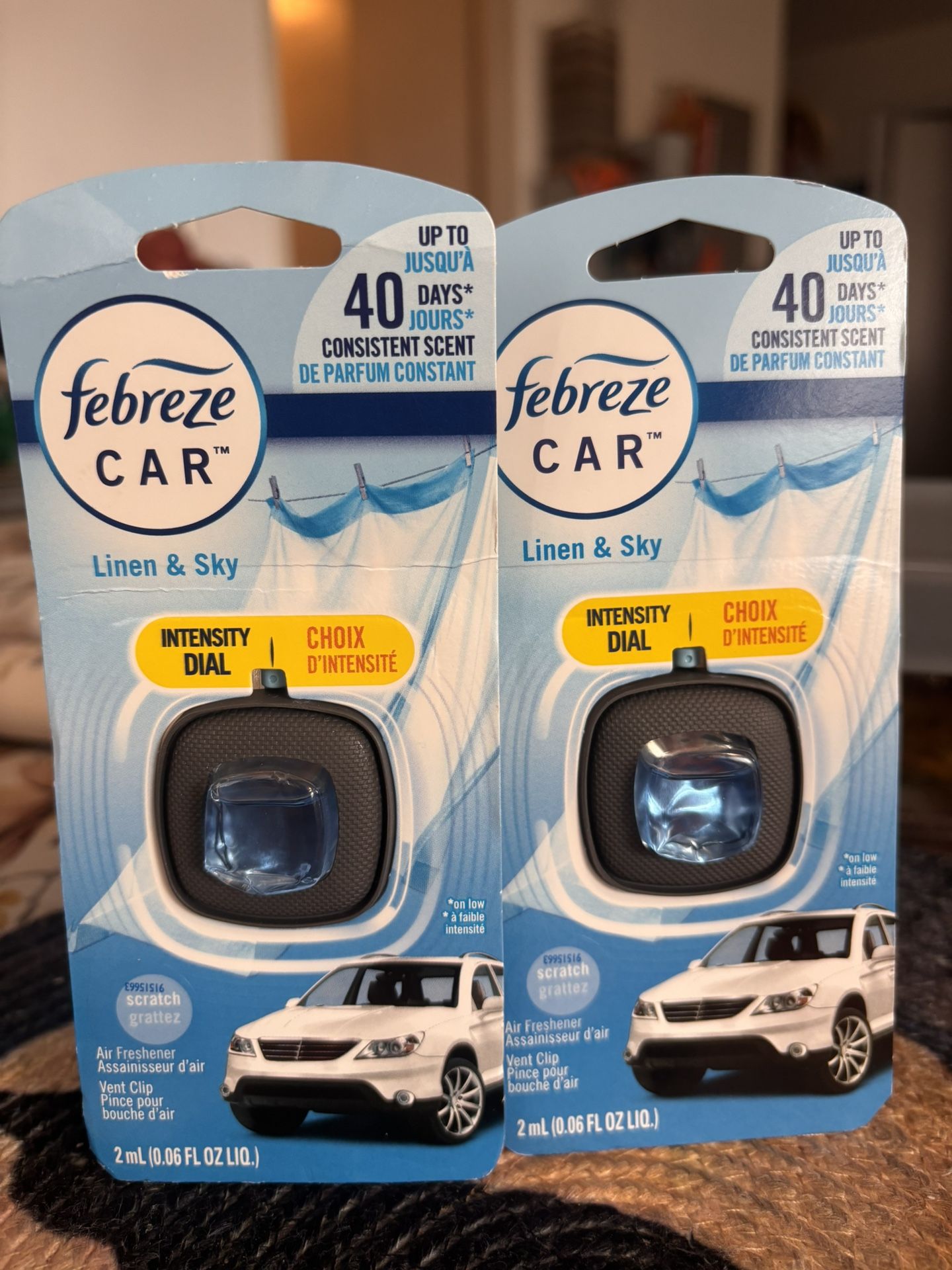 Febreze car 3 EACH$