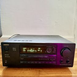 Onkyo TX-DS555 Audio Video Controller Receiver 5.1 Channel No Remote Works 