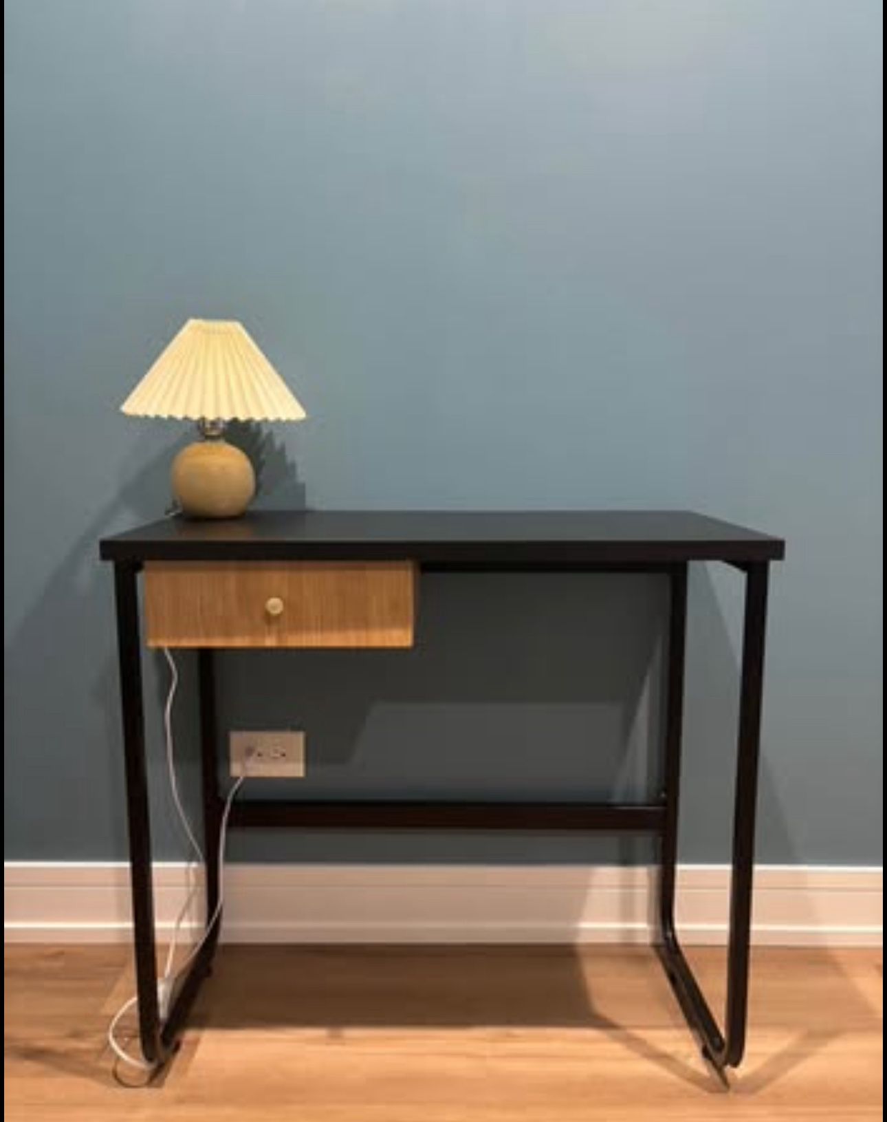 Modern Desk/Table with wooden drawer