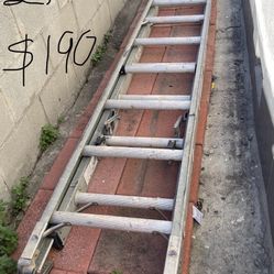 Good Condition, 24 Feet Fiberglass Ladders