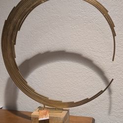 Metal And Wood Sculpture 