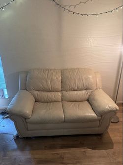 Leather couch