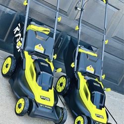 RYOBI ONE+ HP 18V Brushless 16 in. Cordless Battery Walk Behind Push Lawn Mower with (1) 4.0 Ah Battery and (1) Charger