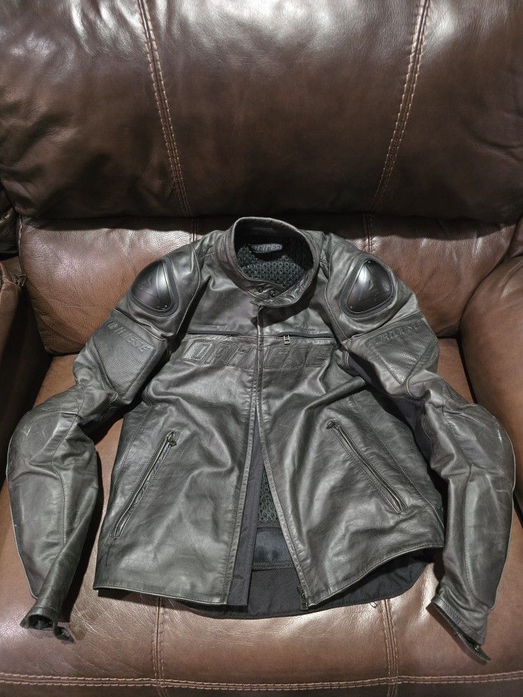 Dainese Vintage Leather Motorcycle Jacket