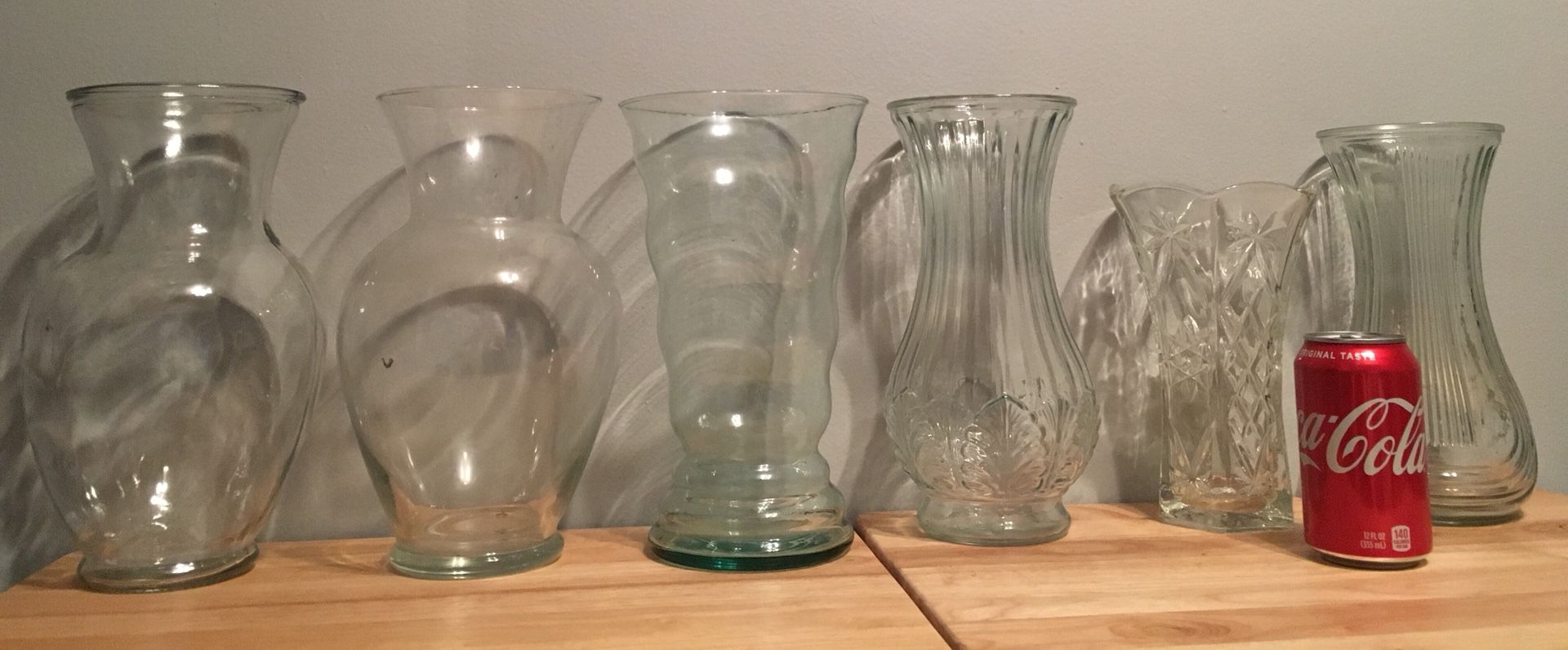Lot of 20 Glass Flower Vases - Easter