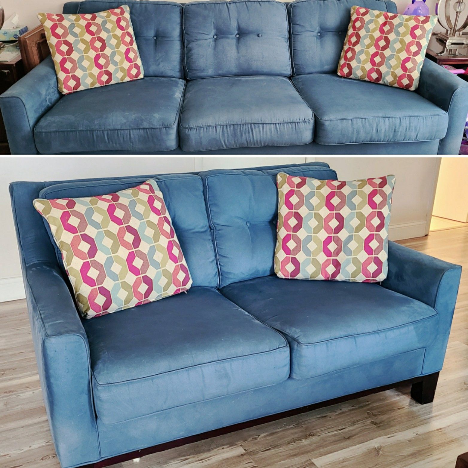 Sofa and love seat