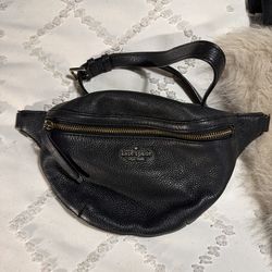 Kate Spade Black Leather Belt Bag / Fanny Pack – Hands-Free Classic
