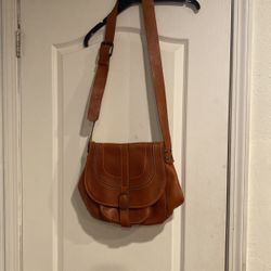 Patricia Nash Leather Crossbody Shoulder Bag