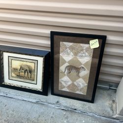 $5 For Both Animal Wall Art Jungle Theme