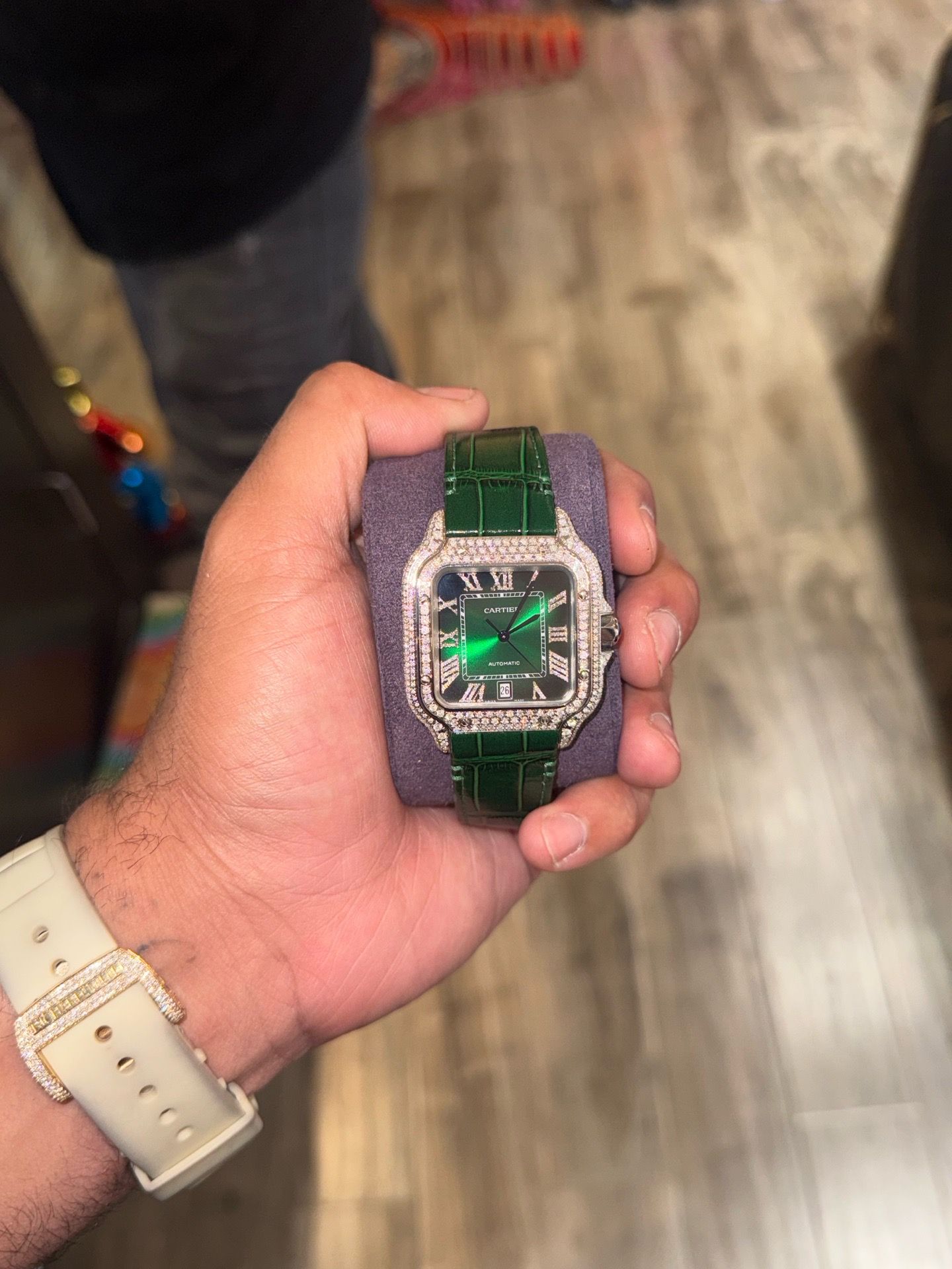 Cartier Santos 41mm box and papers Complete