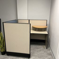 Complete Office Setup – 12+ Cubicles, Conference Table & Chairs, Partitions – Moving Sale