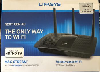Linksys router. See pics for details
