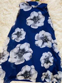 Royal blue dress. Size 8.