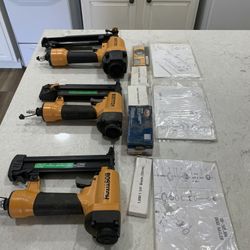 3 Bostich Nail Guns 