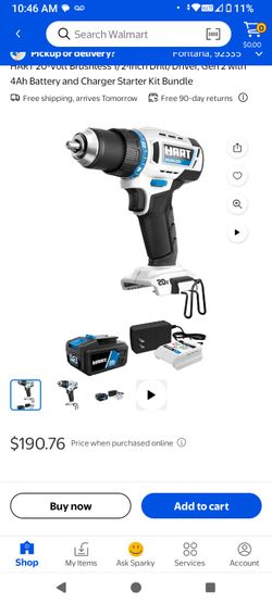 Brushless Drill With Charger N Battery