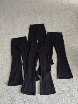 Black Flare Leggings Bundle of 4