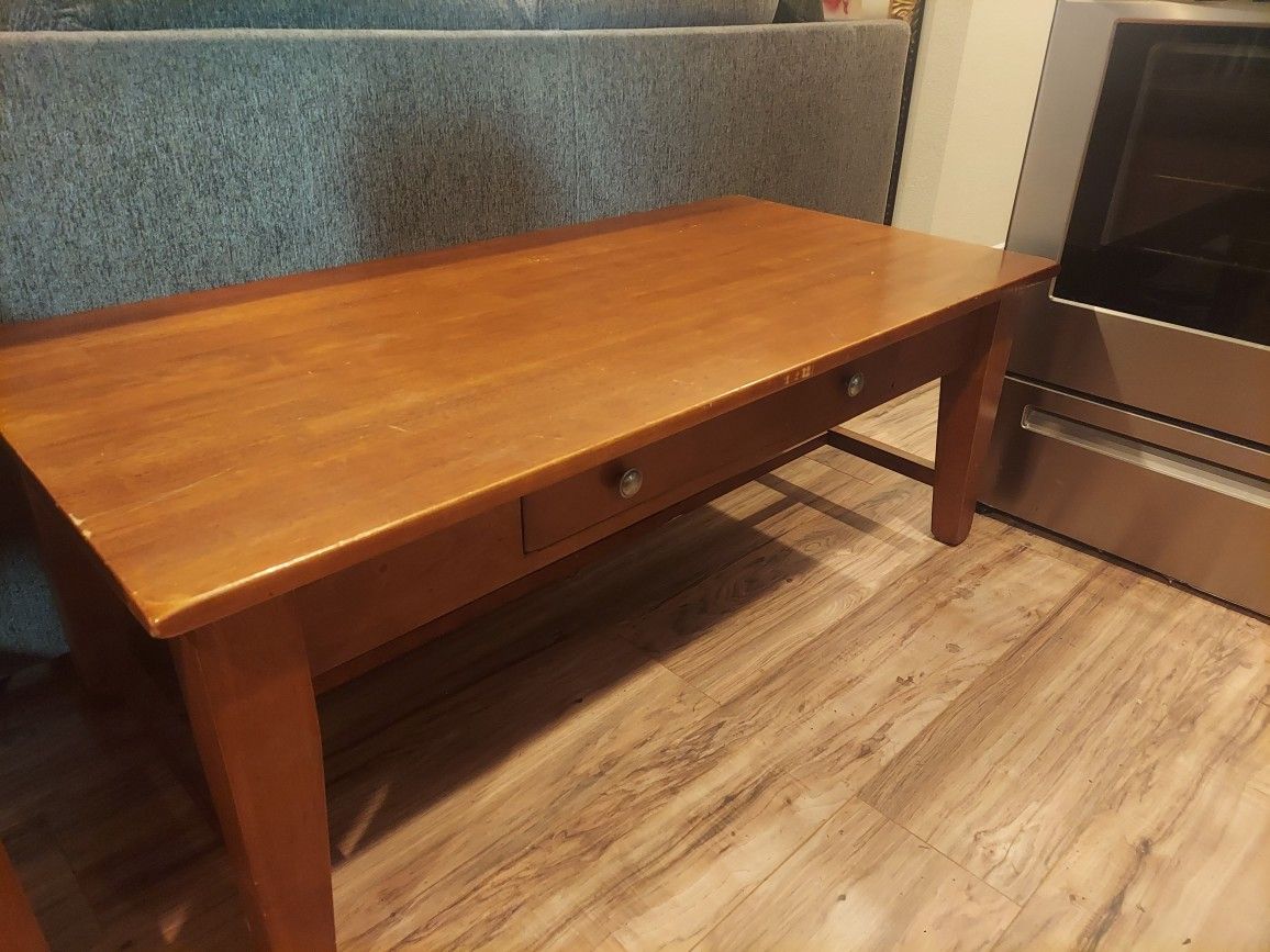 Coffee Table And Matching End Table