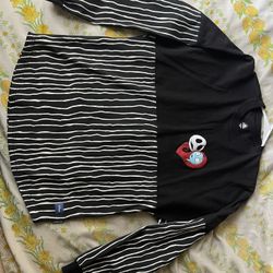 Nightmare Before Christmas Long Sleeve Disneyland Jersey Shirt (Small) Used Once