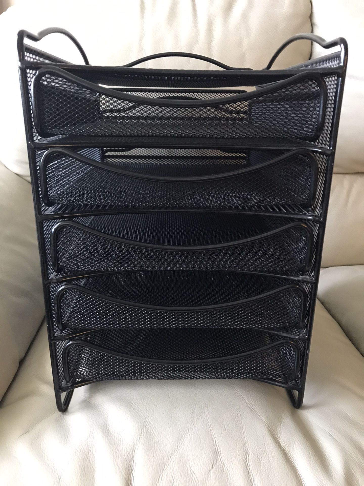 Mesh Desk Organizer with 5-Tier Drawers
