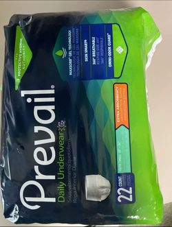 Prevail daily underwear- Disposable Youth/ Small 20"-34" Total Count- 22.