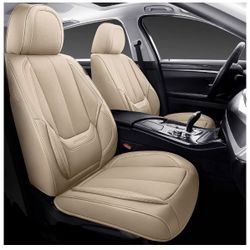 Coverado Universal Full Seat Seat Covers (Beige)