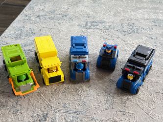 Paw Patrol Toy Vehicles and Figures Lot