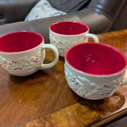 Starbucks 2008 Christmas Mugs