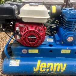 Jenny Portable gas air compressor 
