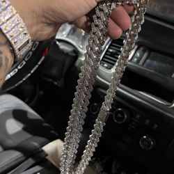 Iced Out Cuban Link Set (2 Chains)