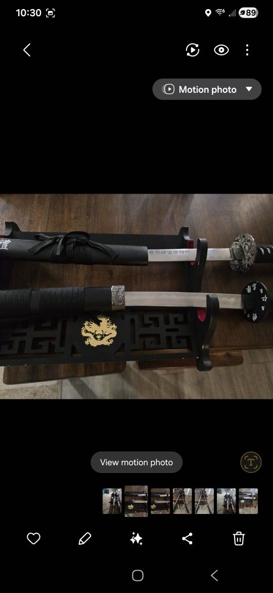 Replica Katanas With Mount