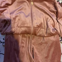 Pink Track Suit, Jump Suit, Sweat Suit.