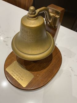 1978 Brass Bell Commemorative Carnival cruise Ship Launch