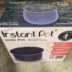 InstantPot 6qt Inner Pot & Clear glass lid