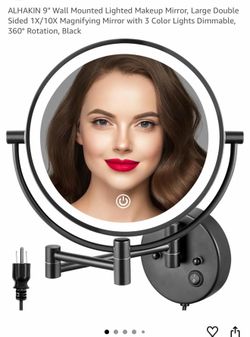 Brand new Black Wall Mounted Mirror